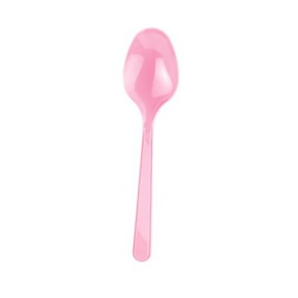 PEMBE PLASTİK KAŞIK